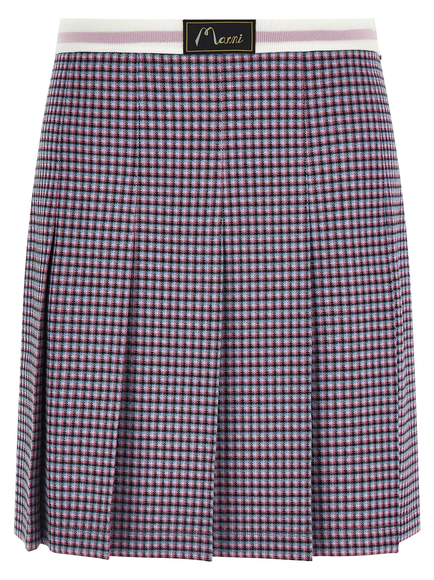 Purple Viscose Long Skirt