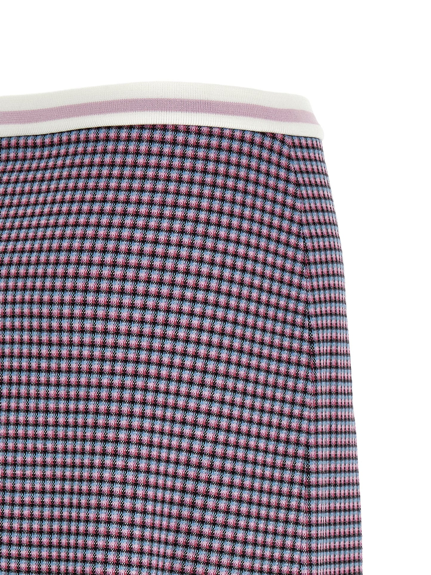 Purple Viscose Long Skirt