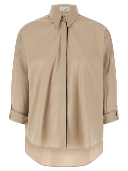 Beige Cotton Blouse