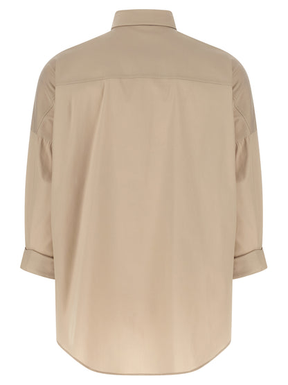 Beige Cotton Blouse