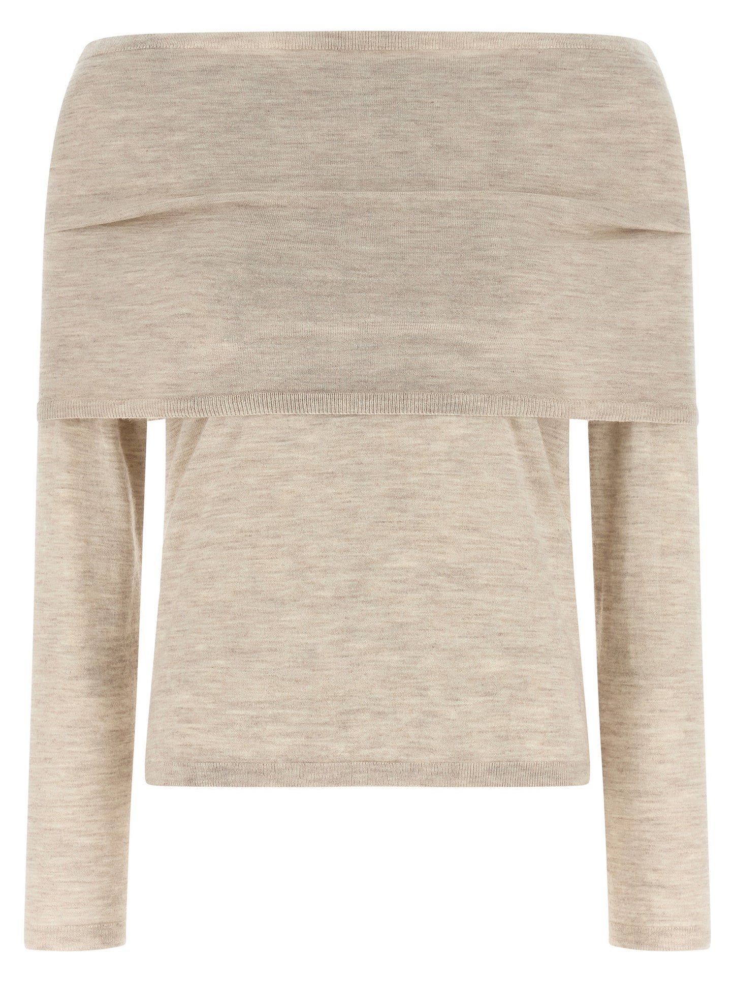 Beige Cashmere Cardigan