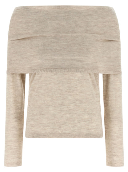 Beige Cashmere Cardigan