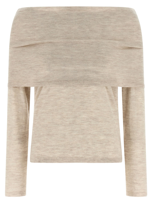 Beige Cashmere Cardigan
