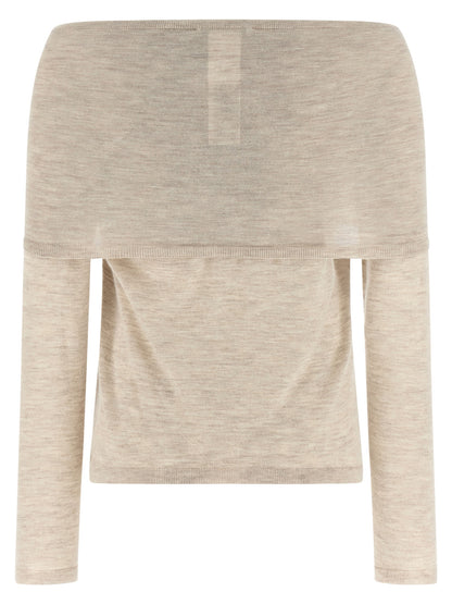 Beige Cashmere Cardigan