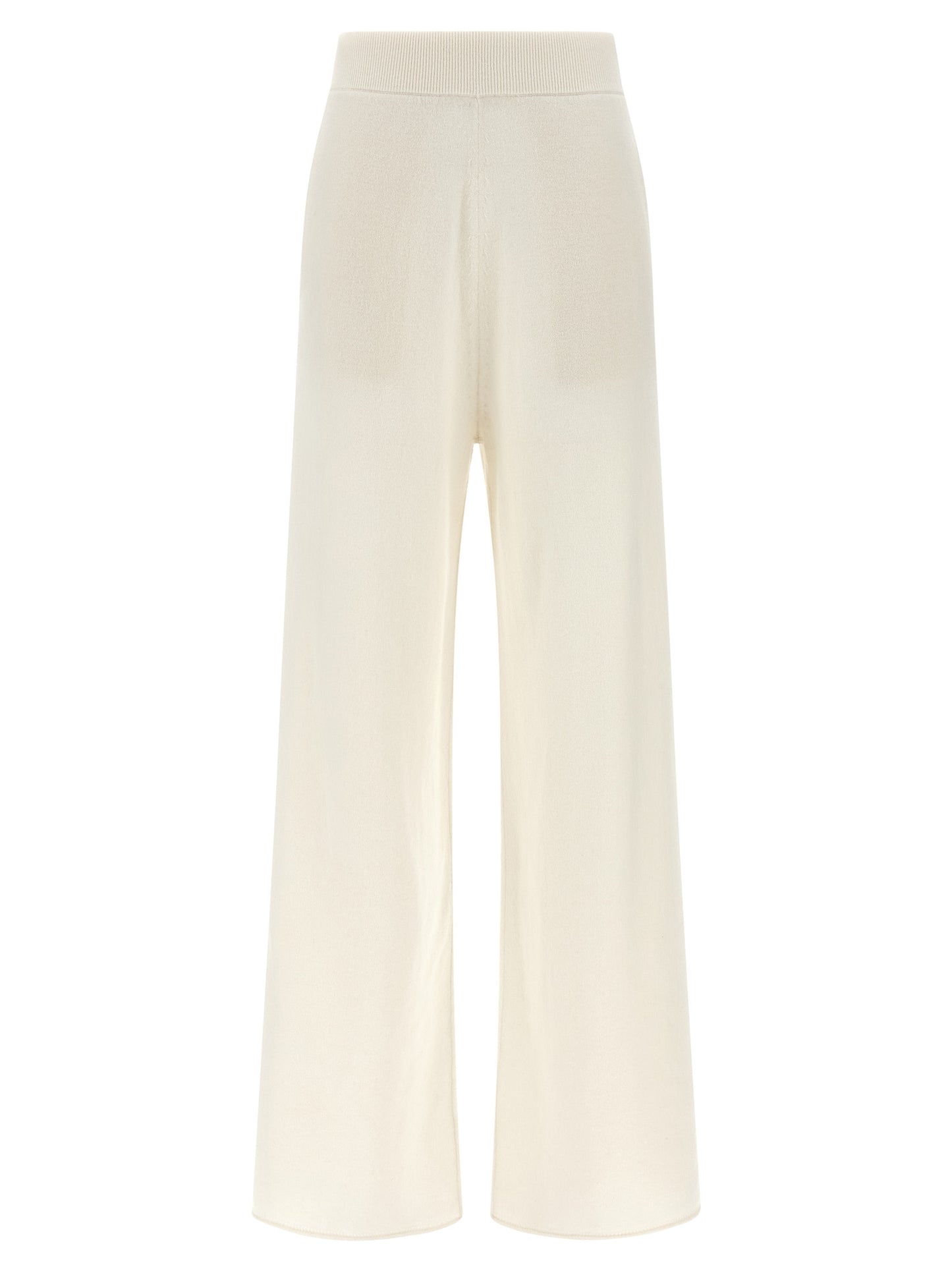 White Cashmere Casual Pants