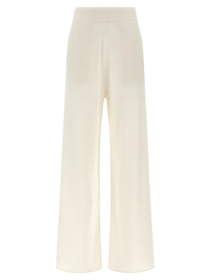 White Cashmere Casual Pants