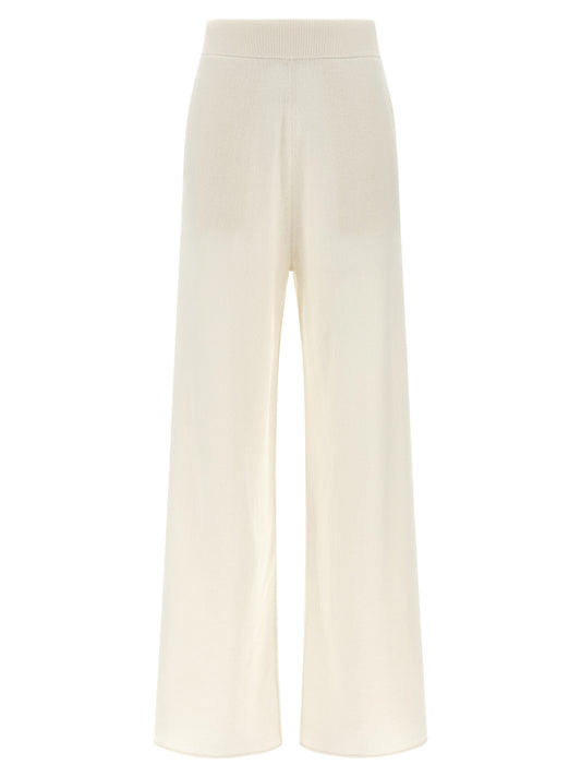 White Cashmere Casual Pants