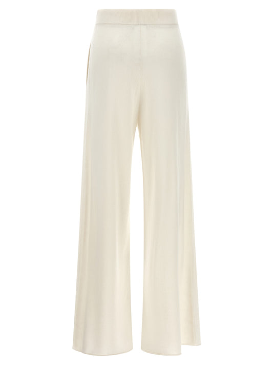 White Cashmere Casual Pants