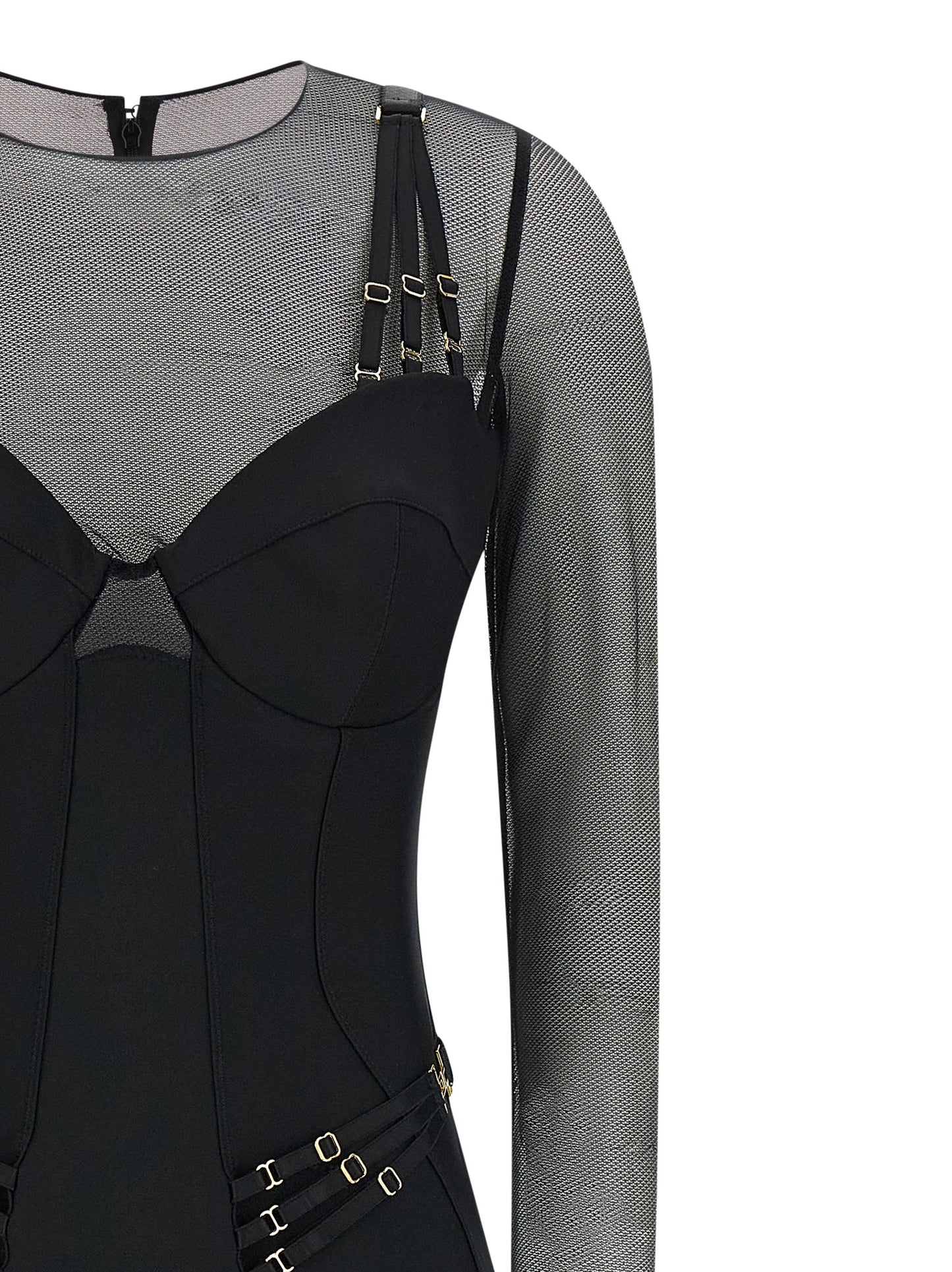 Black Polyamide Jumpsuit