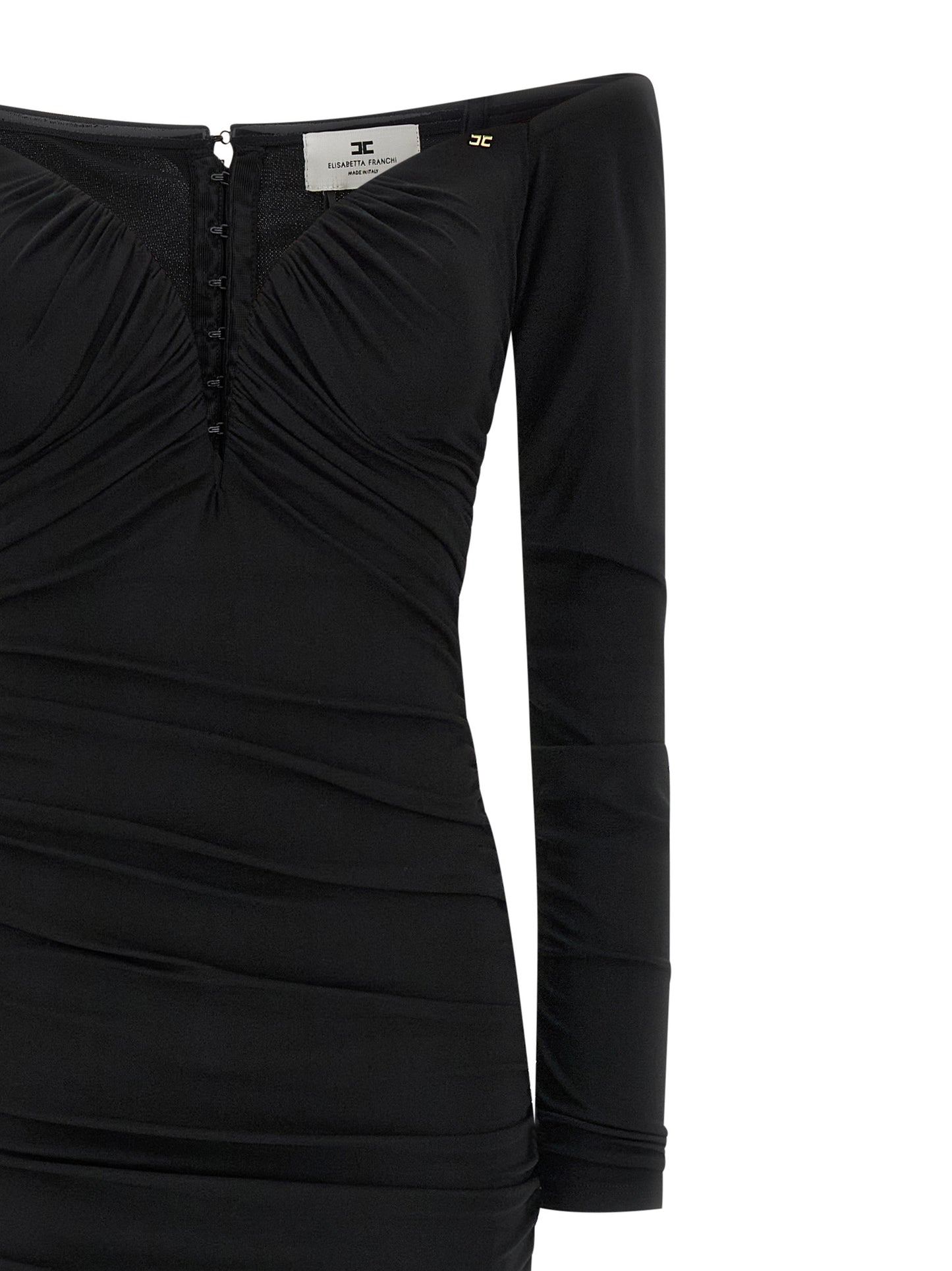 Black Viscose Long Dress