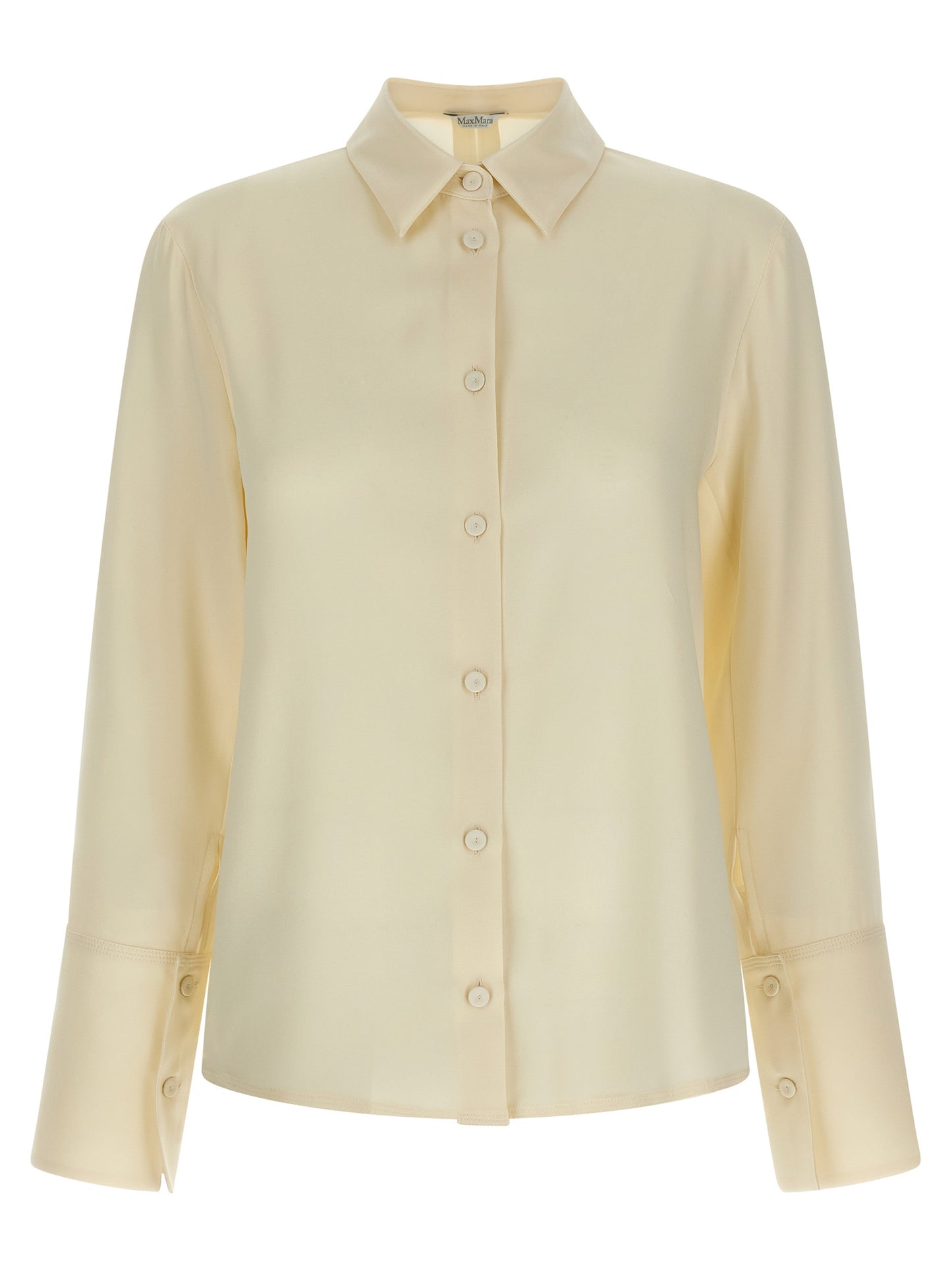 White Silk Blouse