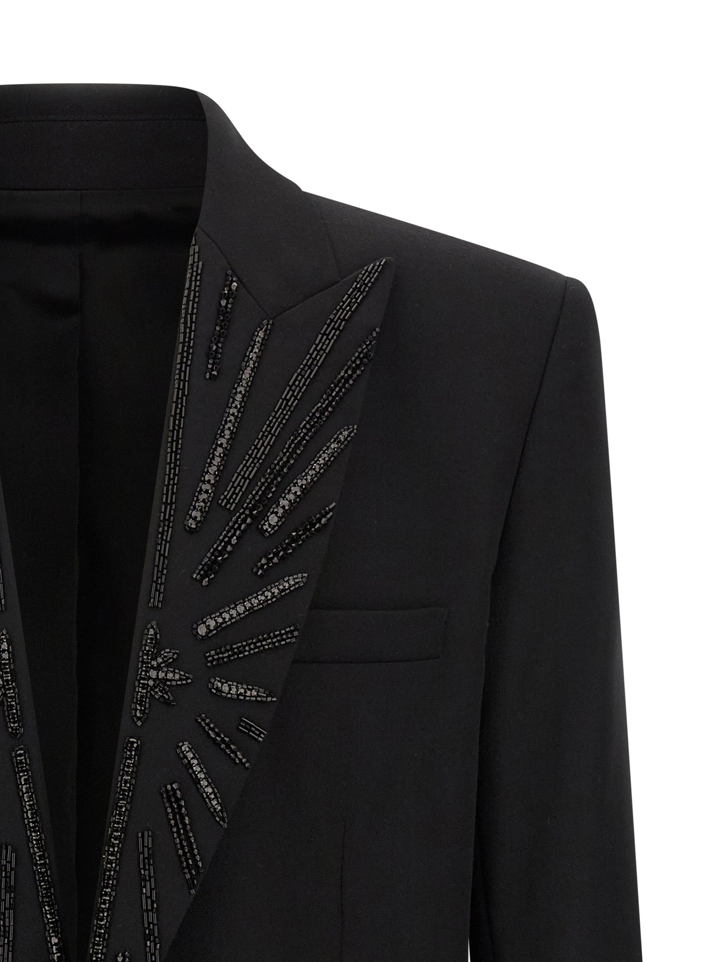 Black Virgin Wool Blazer