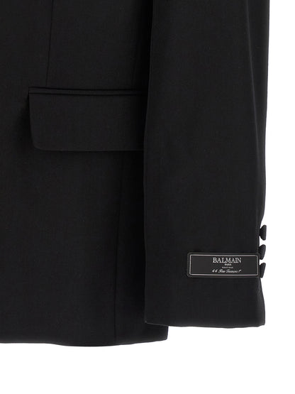 Black Virgin Wool Blazer