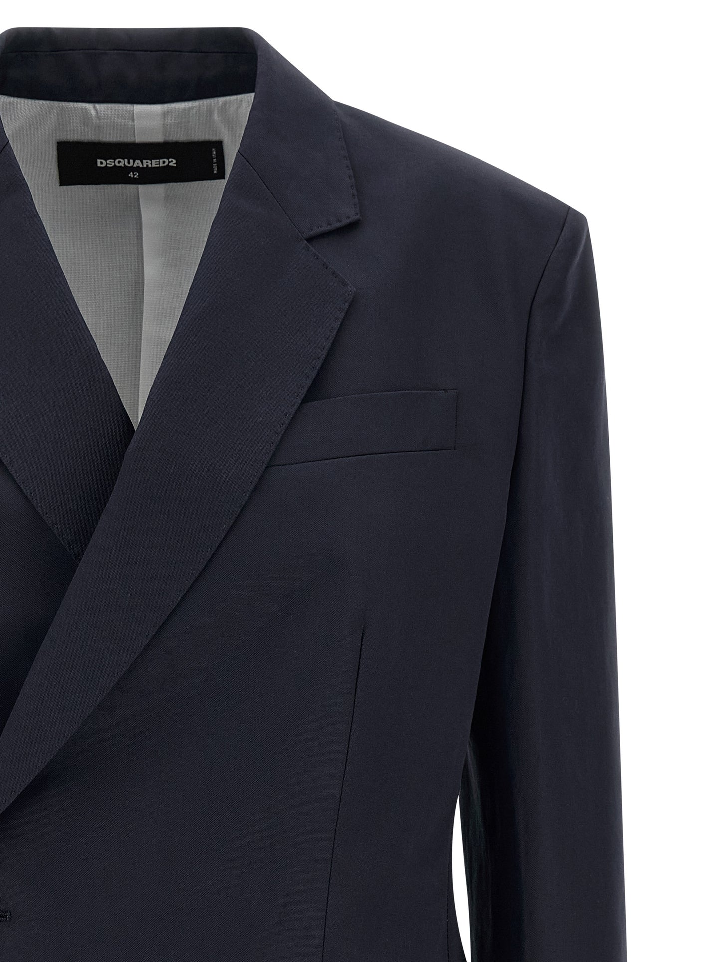 Blue Cotton Blazer