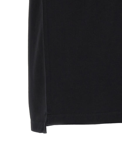 Black Cotton Polo Shirt