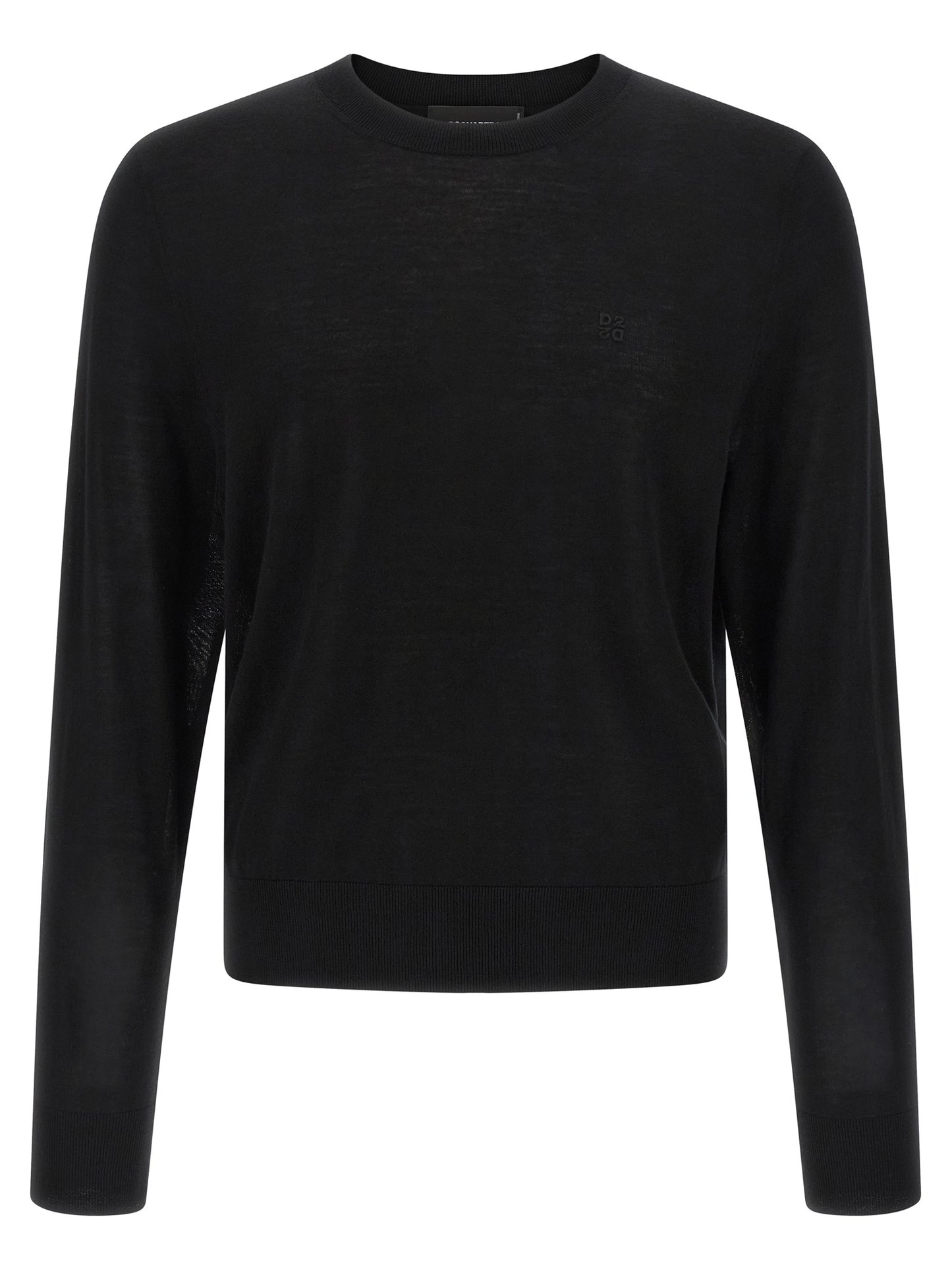Black Wool Cardigan