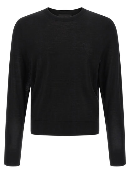 Black Wool Cardigan