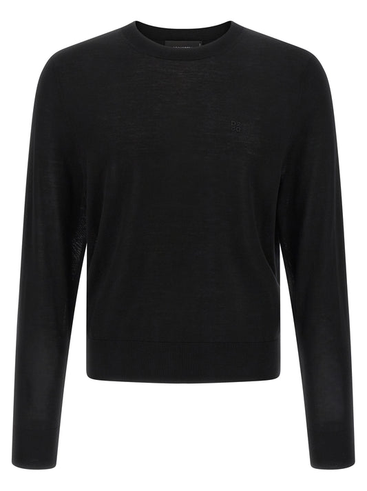 Black Wool Cardigan