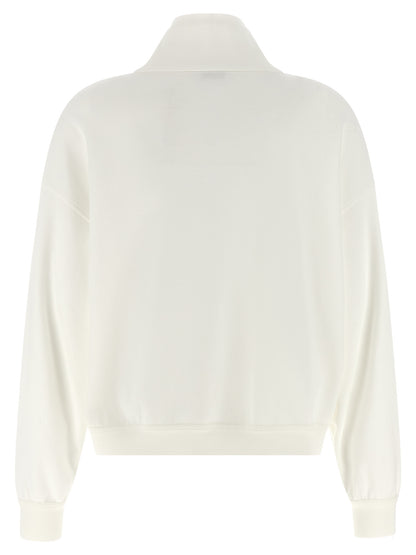 White Cotton Sweatshirt