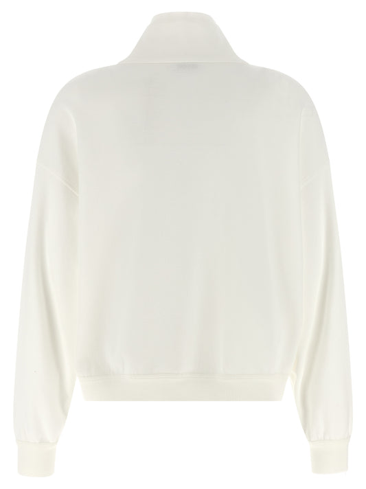 White Cotton Sweatshirt