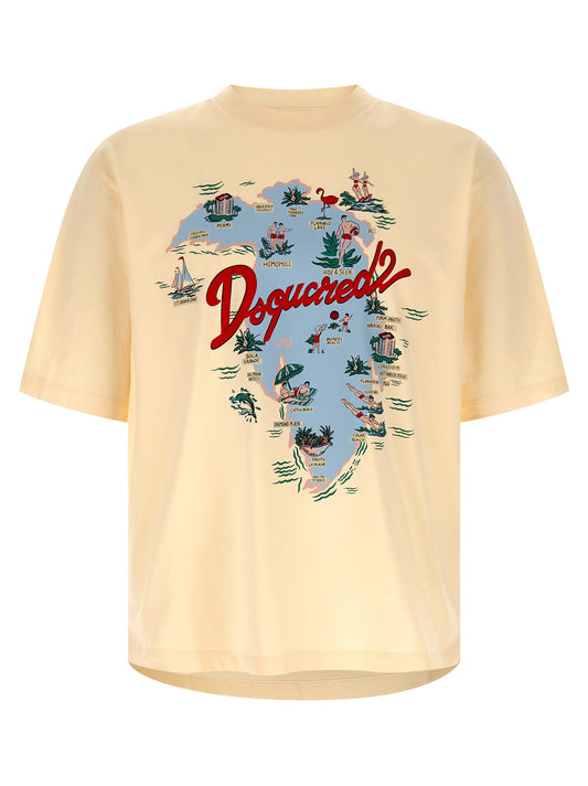 Beige Cotton T-Shirt