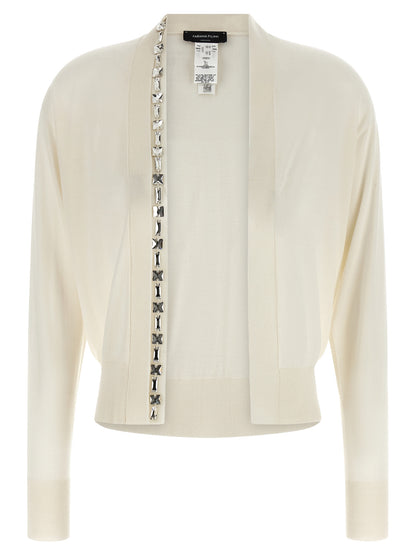 White Cashmere Cardigan
