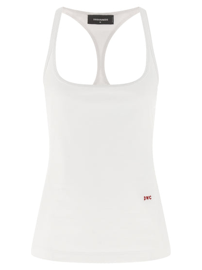 White Cotton Tank Tops