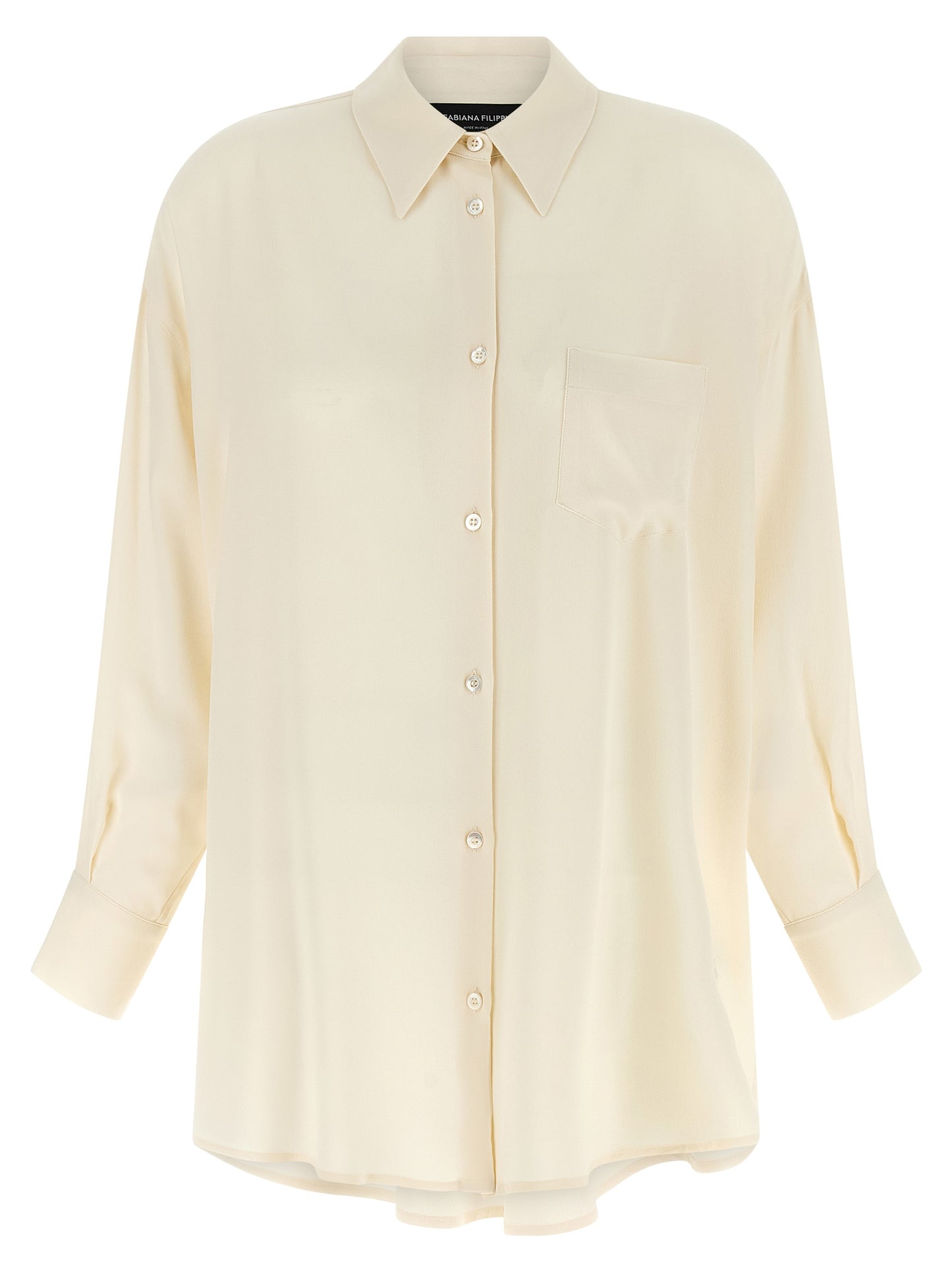 Beige Acetate Blouse