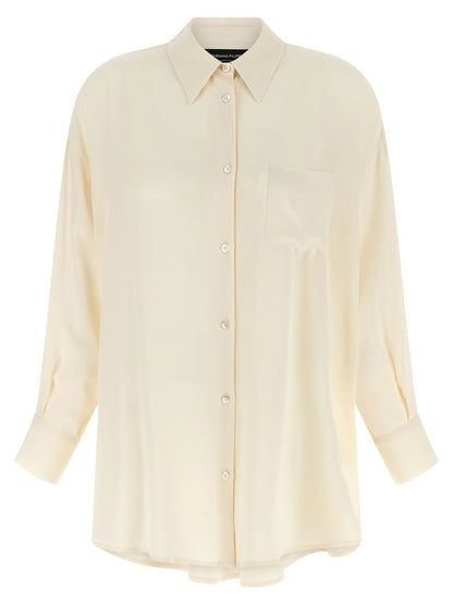 Beige Acetate Blouse