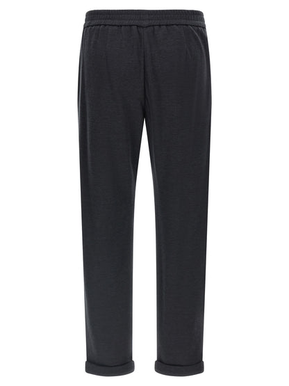 Gray Cotton Joggers (Workout Pants)