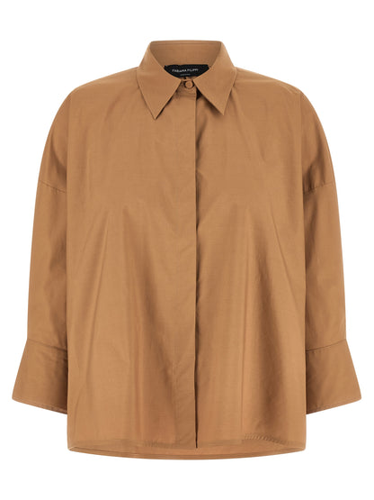 Brown Cotton Blouse
