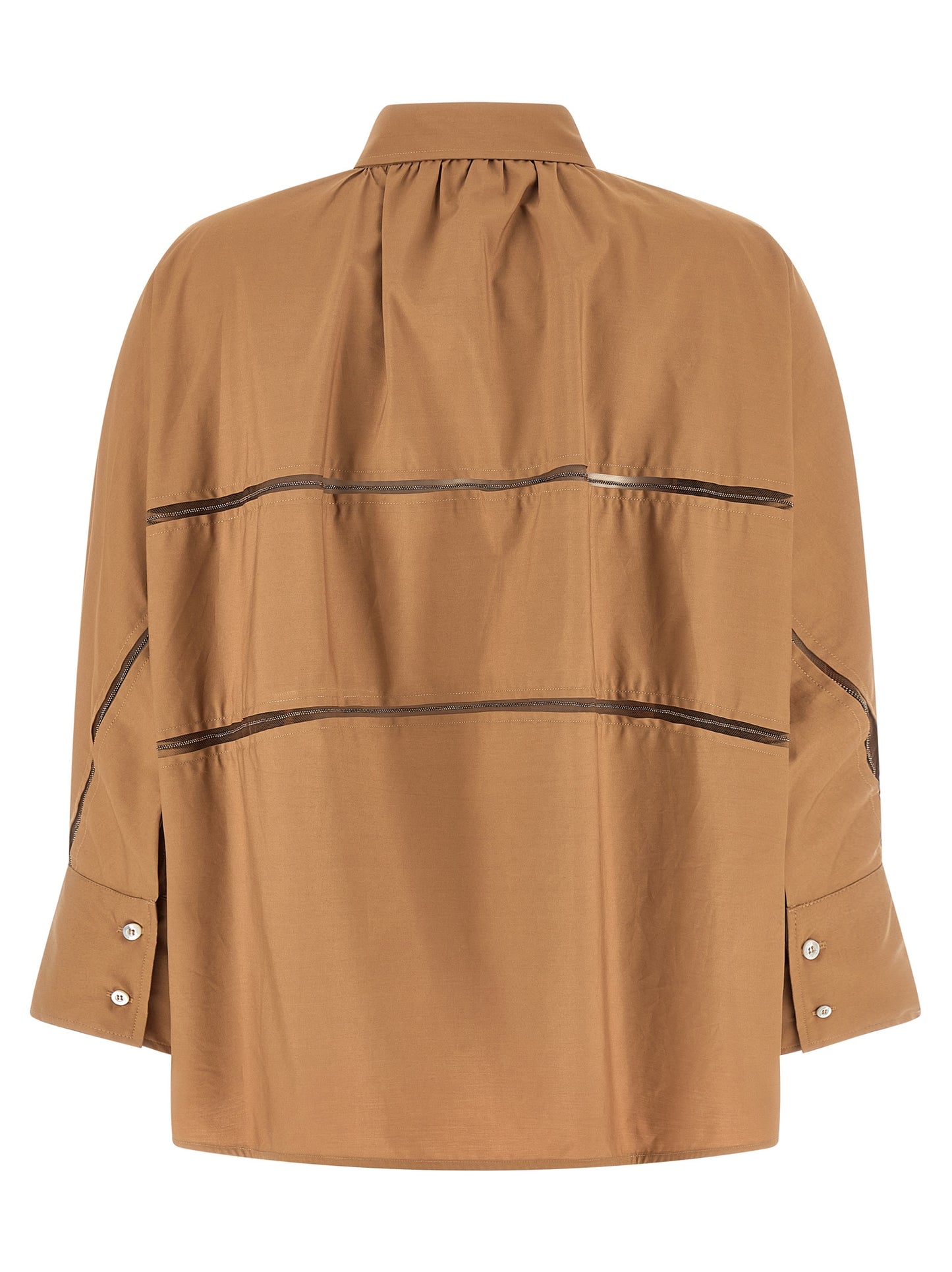 Brown Cotton Blouse