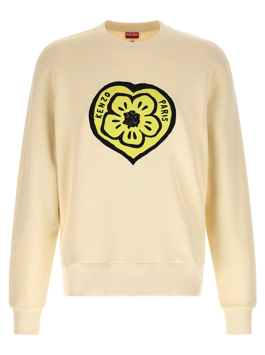Beige Cotton Sweatshirt