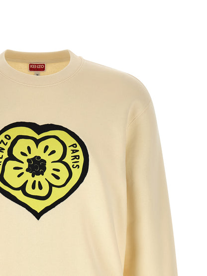 Beige Cotton Sweatshirt