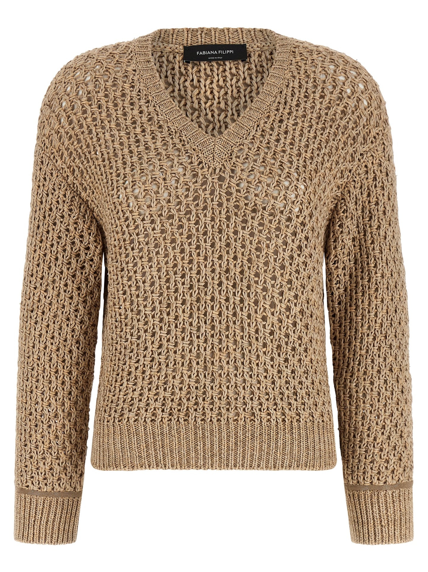 Brown Cotton Cardigan