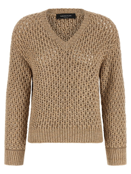 Brown Cotton Cardigan