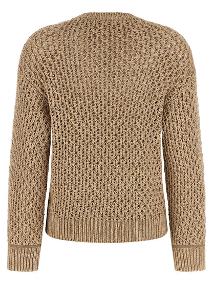 Brown Cotton Cardigan