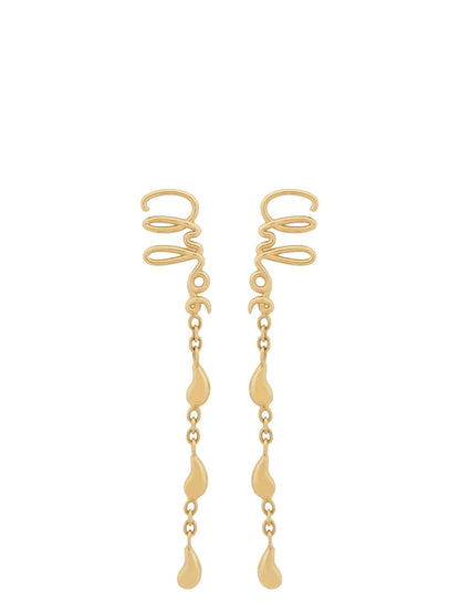 Gold Brass Earrings