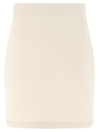 Beige Modal Long Skirt