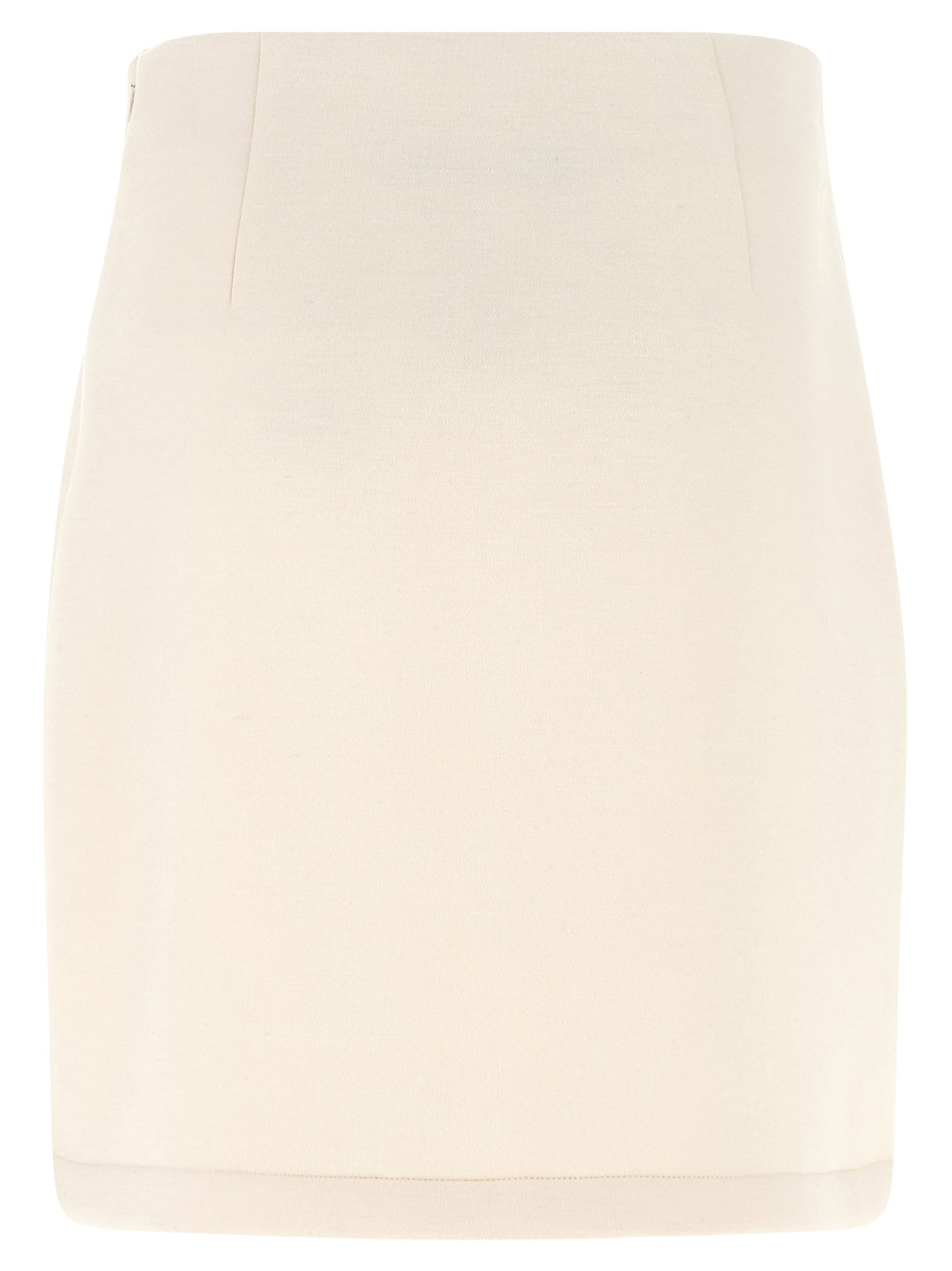 Beige Modal Long Skirt