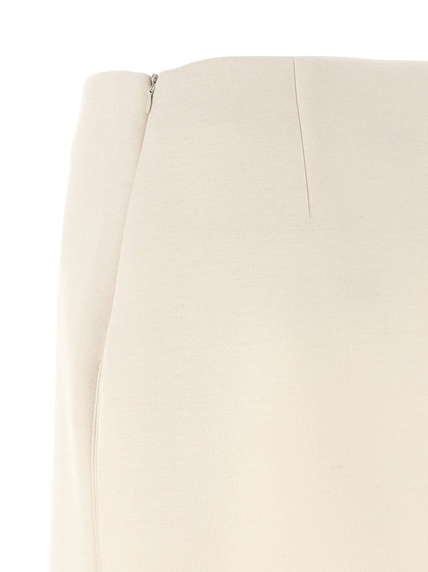 Beige Modal Long Skirt