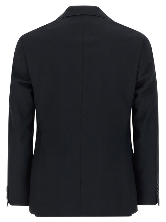 Blue Wool Two-Piece Suit