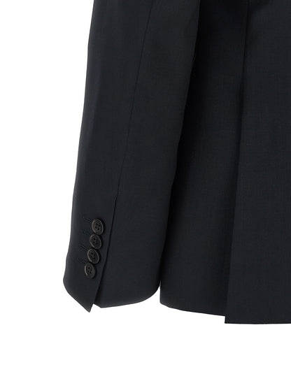 Blue Wool Two-Piece Suit