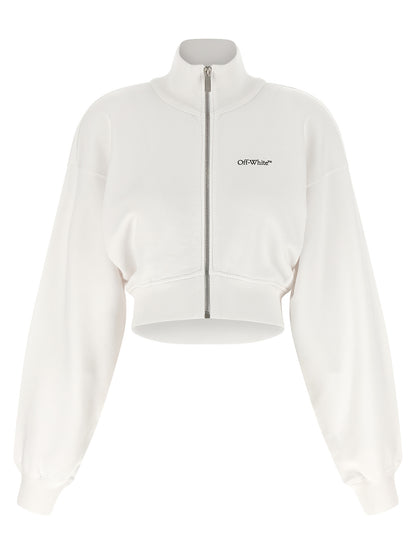 White Cotton Sweatshirt