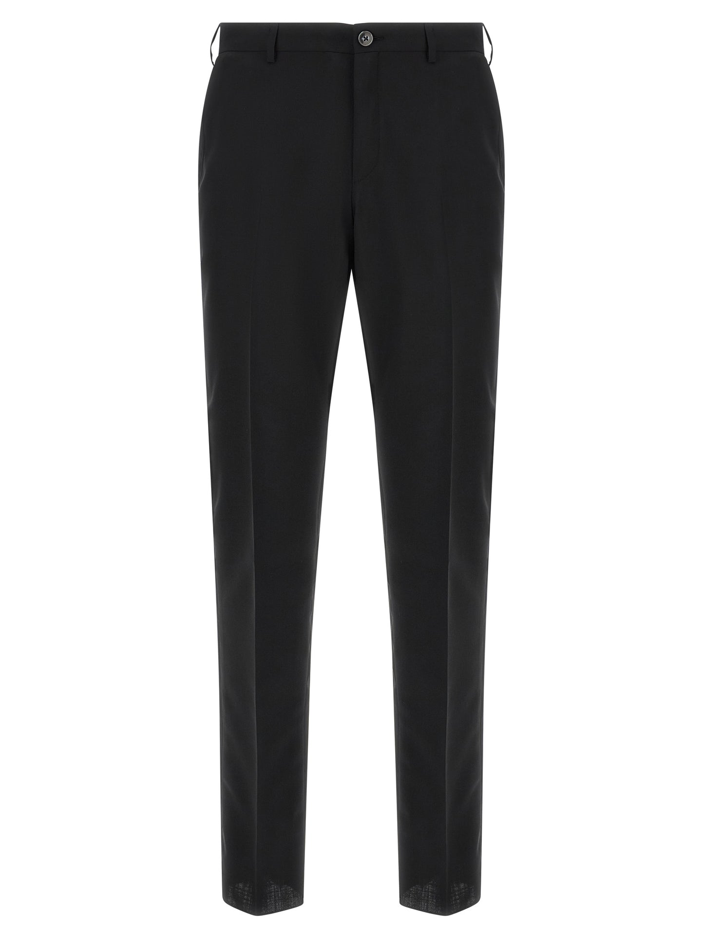 Black Wool Two-Piece Suit