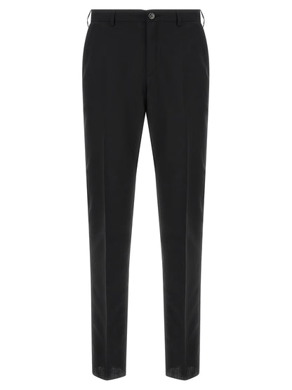 Black Wool Two-Piece Suit