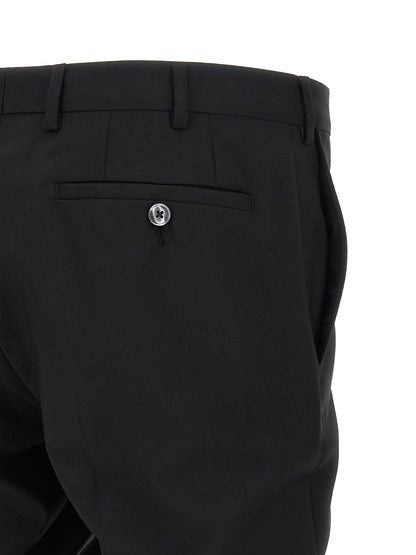 Black Wool Two-Piece Suit