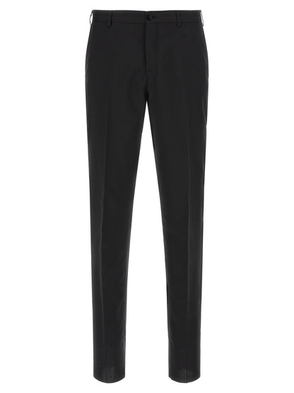 Black Wool Two-Piece Suit