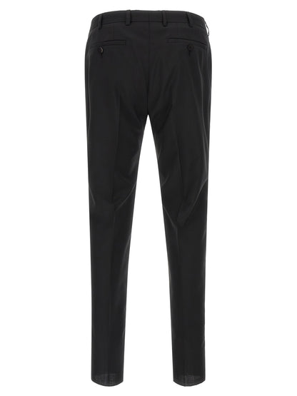 Black Wool Two-Piece Suit