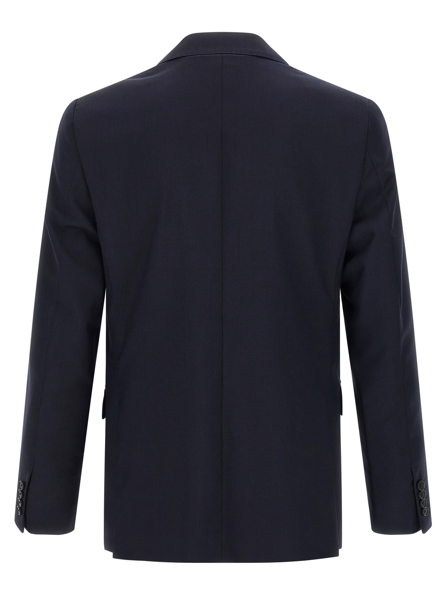 Blue Wool Two-Piece Suit